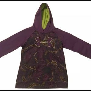 Rare Under Armour Snakeskin Hoodie Girls Large